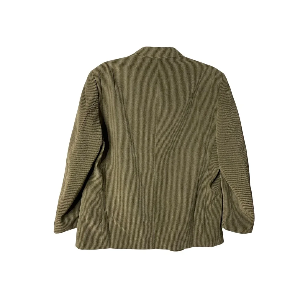 Haband Travelers Men's Corduroy Blazer Jacket Size XL Tan Brown 50R Two Button